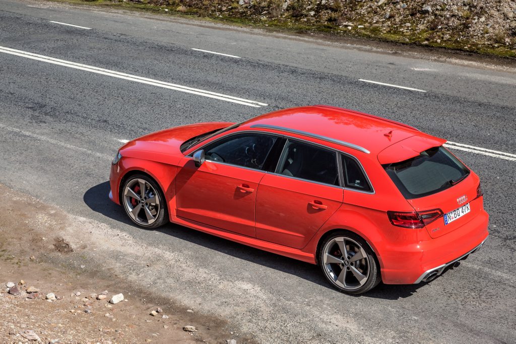 RED ROCKET: The 2015 Audi RS3 Sportback can nudge close to $90k if you start ticking those tempting options boxes. RED ROCKET: The 2015 Audi RS3 Sportback can nudge close to $90k if you start ticking those tempting options boxes.